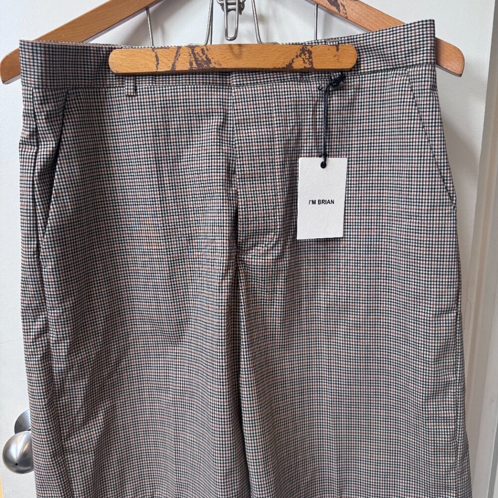 I'M BRIAN Plaid Bermuda Shorts - Picture 2 of 8